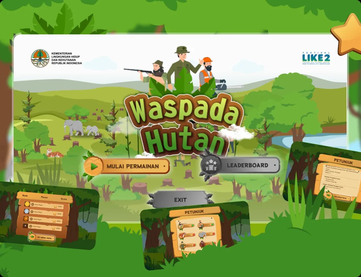 WASPADA HUTAN – EDUCATIONAL GAME hero screenshot