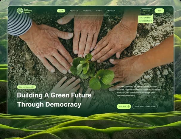 GDI – ORGANIZATIONAL WEBSITE screenshot